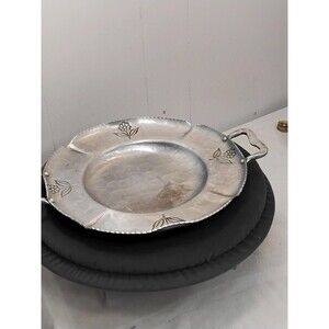 Buenilum Hand Wrought pewter plate 12" Round
